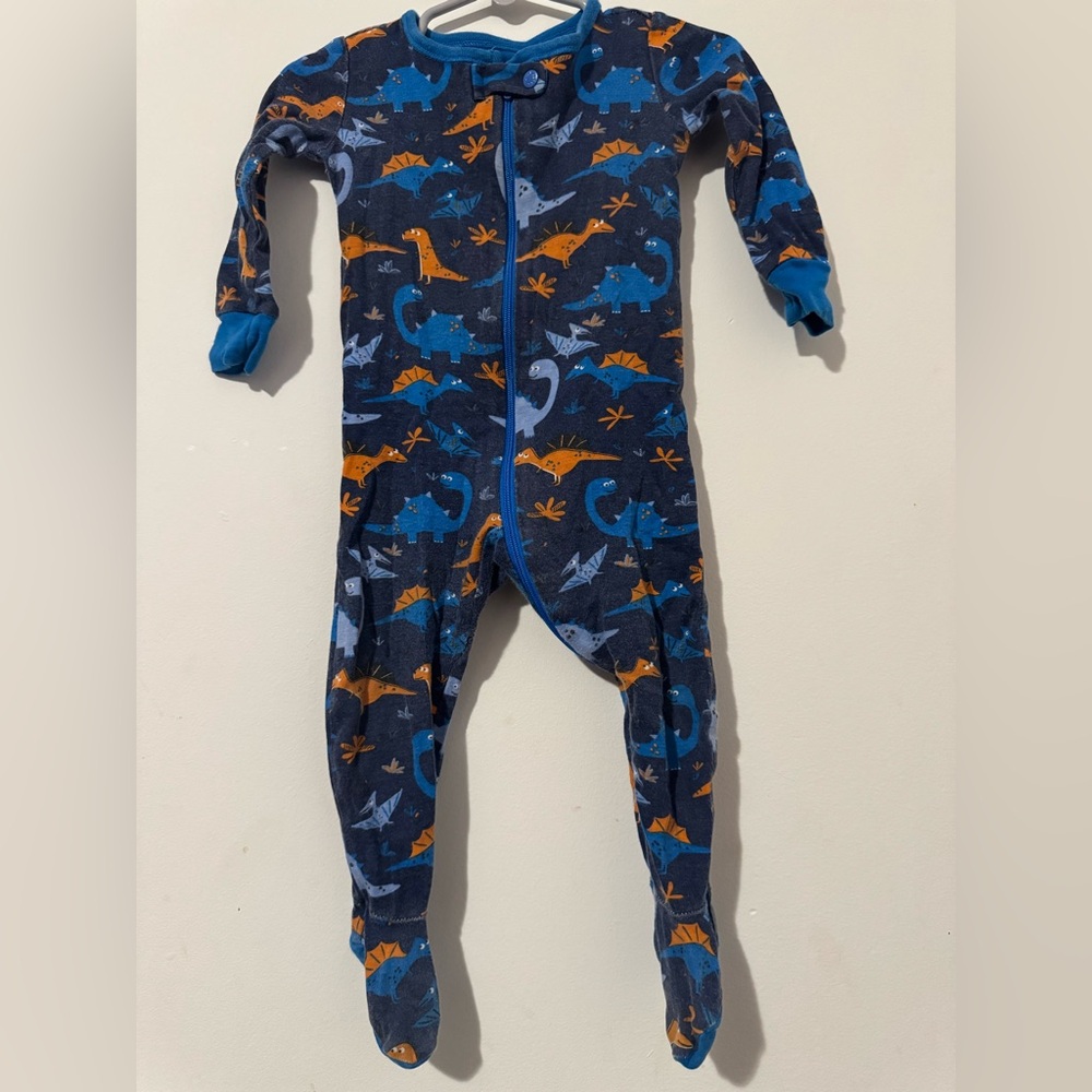 Bundles Baby Place Infant Boy’s Dinosaur Print Footsie Pajama